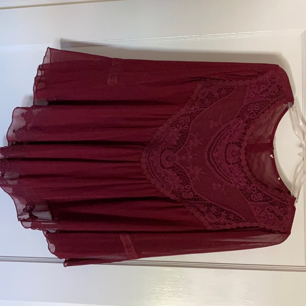 bell sleeved boho top